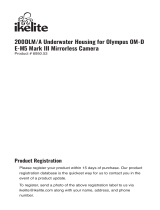 Ikelite 200DLM/B Underwater Housing for Olympus OM-D E-M1 II Mirrorless Cameras User manual