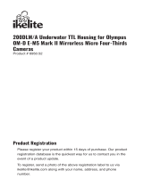 Ikelite 200DLM/A Underwater TTL Housing for Olympus OM-D E-M5 Mark II Mirrorless Micro Four-Thirds Camera User manual