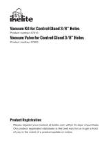 Ikelite Vacuum Valve for 3/8 Inch Control Gland User manual