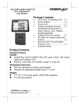 Posiflex JIVA HS-2510W-2D User manual