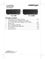 Posiflex TX-5200E User manual