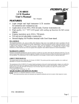 Posiflex LM-6801E User manual