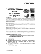 Posiflex LM-6100/ LM-6600 User manual