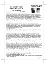 Posiflex JIVA HS-2312H User manual