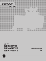 Sencor SLE 40F16TCS User manual