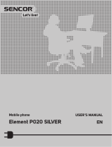 Sencor Element P020 Silver Owner's manual