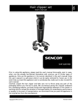 Sencor SHP 6201RD User manual