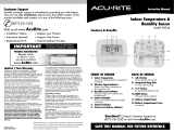 AcuRite Room Temperature and Humidity SensorIndoor / Outdoor Temperature and Humidity Sensor User manual