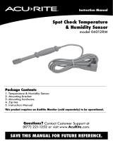 AcuRite Spot Check Thermometer User manual