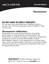 AcuRite Thermometer User manual