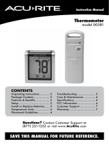 AcuRite Thermometer User manual