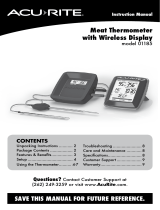 AcuRite Thermometer Meat Thermometer with Wireless Display User Manual User manual