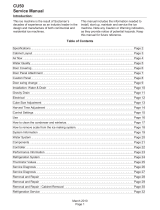 Scotsman CU50 User manual