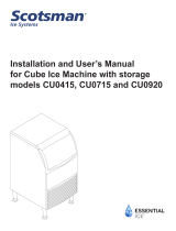 Scotsman Industries CU0920MA-1A User manual