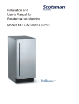 Scotsman SCCG50MB-1SS User manual