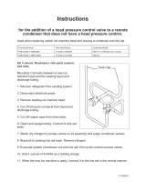 Scotsman Addition of a Head Pressure Control Valve to a Remote Condenser that does not have a Head Pressure Control - 17-3308-01 Operating instructions