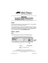 Allied Telesis FS708/POE Installation guide