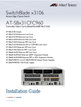 Allied Telesis SwitchBlade x3112 Installation guide