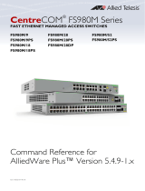 Allied Telesis FS980M/28PS User manual