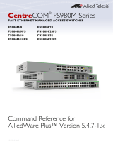 Allied Telesis FS980M/52PS User manual