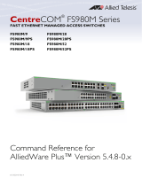 Allied Telesis FS980M/52PS User manual
