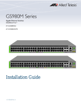 Allied Telesis GS980M/52PS Installation guide