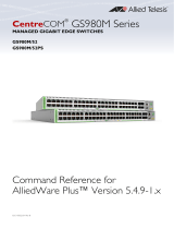 Allied Telesis GS980M/52PS User manual