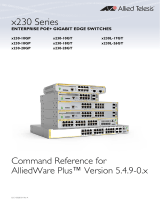 Allied Telesis x230-10GP User manual