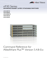 Allied Telesis x930-52GTX User manual