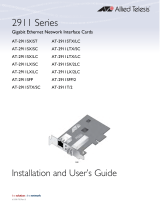 Allied Telesis 2911SX/LC Installation guide