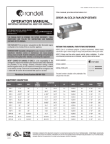 Randell RCP Cold Pan Drop-In User manual