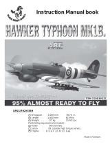 Black Horce Model HAWKER TYPHOON MK1B User manual