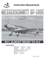 Black Horse Model MESSERSCHMITT BF-109E User manual