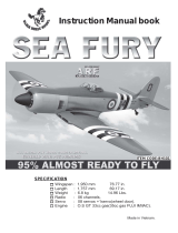 Black Horse Model Sea Fury BH102 User manual