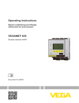 Vega VEGAMET 625 Operating instructions