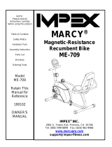 Marcy ME-709 Owner's manual