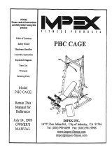 Marcy PHC-CAGE Owner's manual