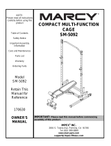 Marcy SM-5092 Owner's manual