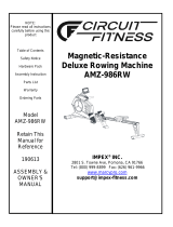 Impex Circuit Fitness AMZ-986RW Owner's manual