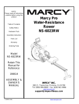 Marcy NS-6023RW Owner's manual