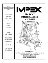 Impex MARCY DIAMOND ELITE MD-9010G Owner's manual