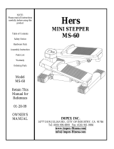 Impex MS-60 Owner's manual
