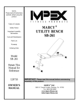 Impex SB-261 Owner's manual