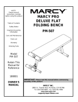 Marcy PM-507 Owner's manual