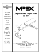 Impex SB-220 Owner's manual