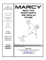 Marcy PM-2084 Owner's manual
