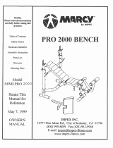 Marcy PRO-2000 Owner's manual