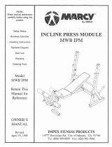 Marcy MWB-IPM Owner's manual