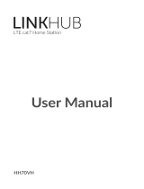 Alcatel LINKHUB Cat7 HH70 User manual
