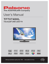 Palsonic TFTV740HL Owner's manual